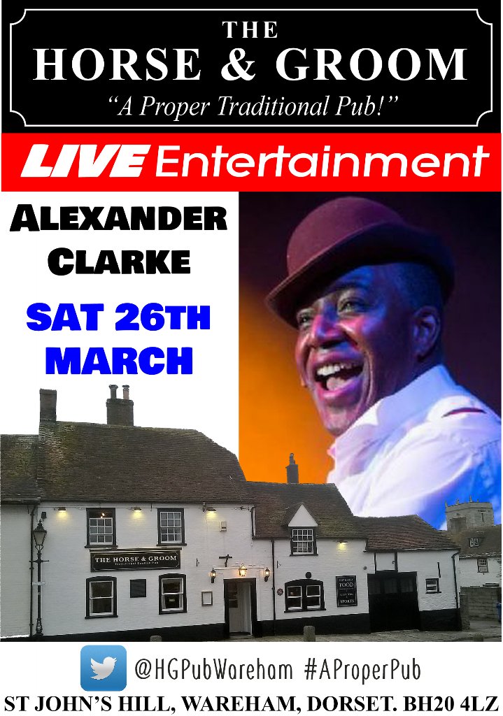 Gr8 fun on #Easter Sat 26 March with #LiveMusic from  #AlexanderClarke <a href="/DorsetLive/">DorsetLive</a> <a href="/gr8musicvenues/">gr8MusicVenues</a> <a href="/WhatsOnInDorset/">What's On in Dorset</a>