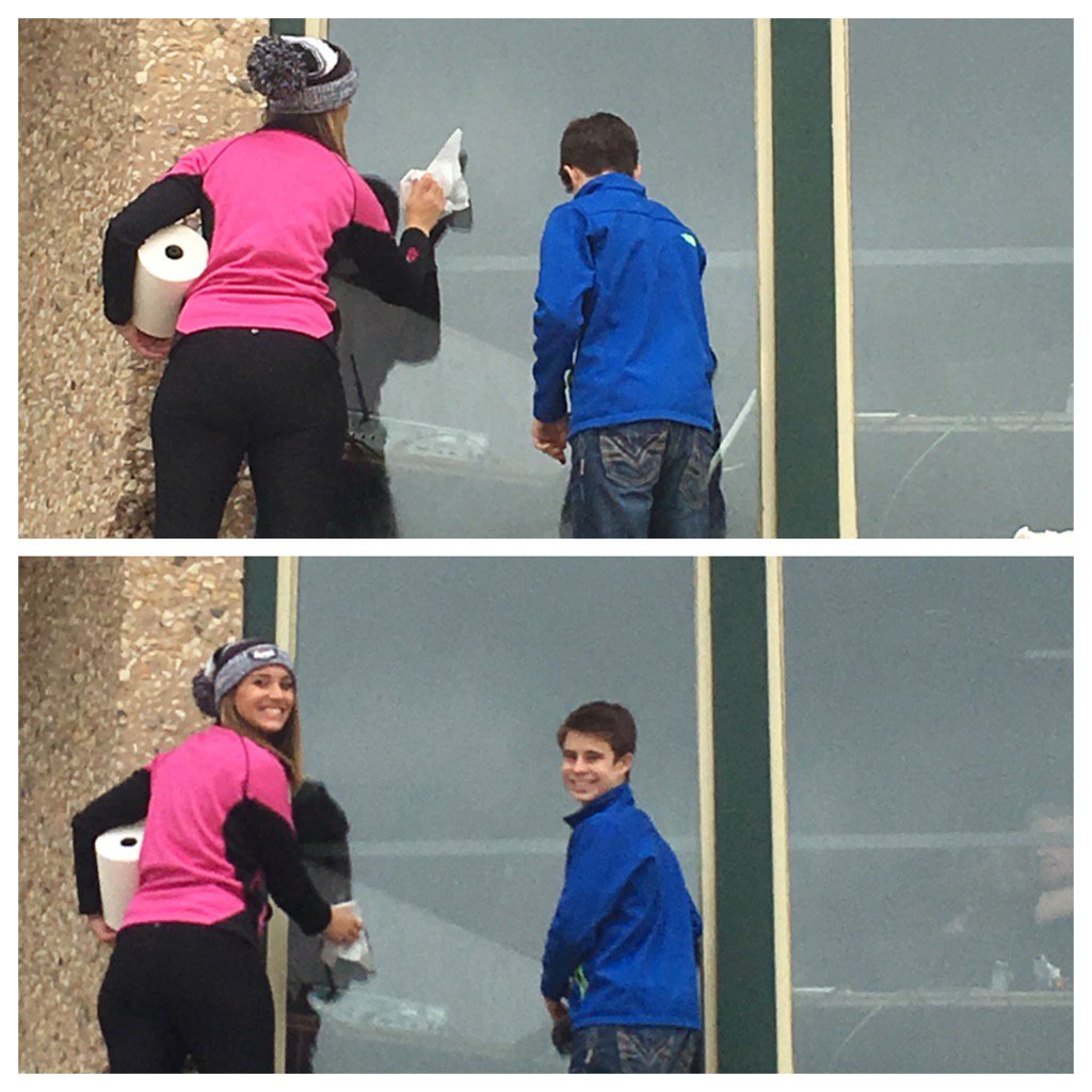 Isocracing's tweet image. .@CSkorich and Mr. Gouin stepping up their announcing game.. #ElbowGrease #CleanView