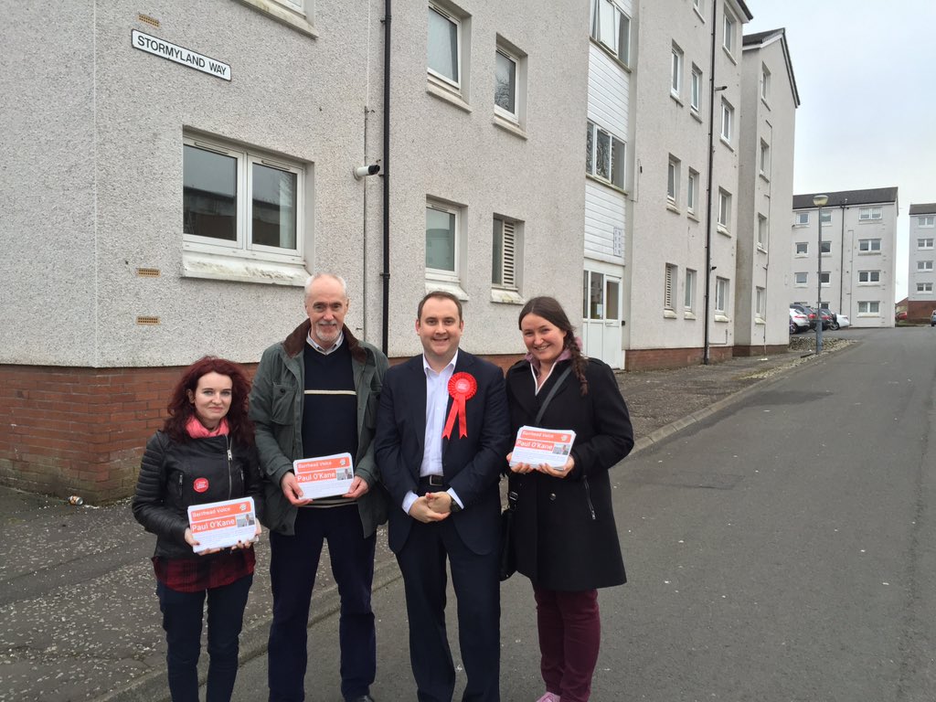 PFOKane's tweet photo. A great day with a great team in Barrhead sharing our local message, I'll always stand up for the town #teamokane https://t.co/KIqUO8M8VC