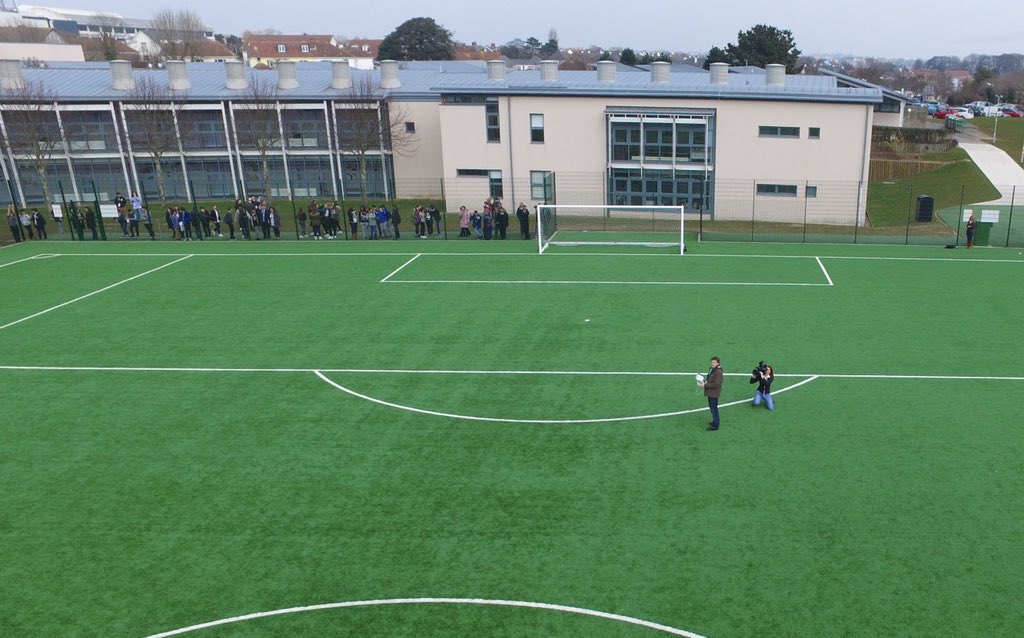 Some amazing drone shots from <a href="/MarkLoane/">Mark</a> <a href="/C5Alliance/">C5 Alliance</a> of students <a href="/HauteVallee/">Haute Vallée School</a> #DLD_JSY Thank You for sending them!