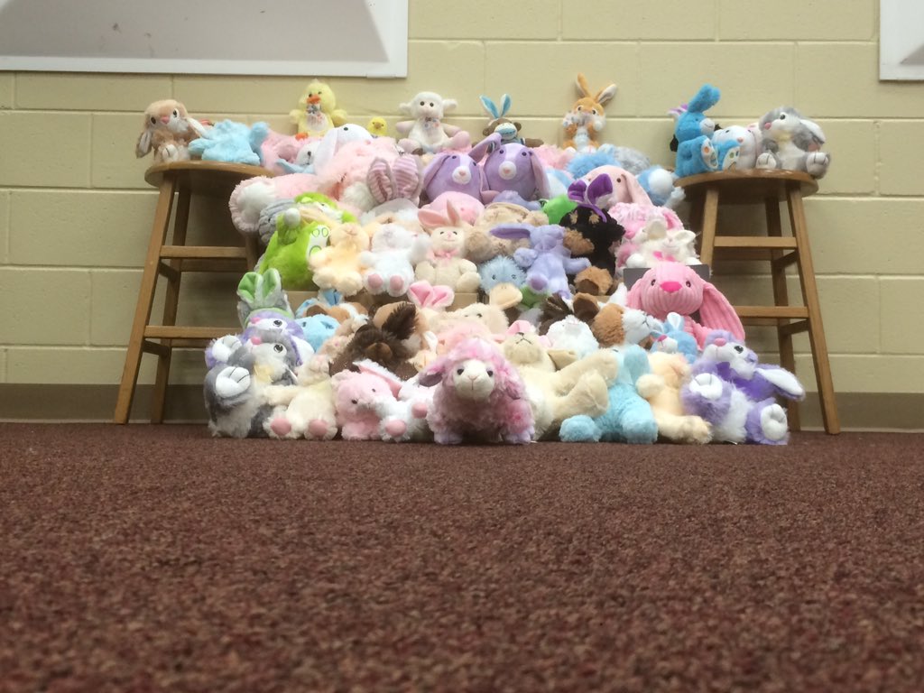hsa_nhs's tweet photo. Thank you to everyone who brought in bunnies. We were able to collect over 80 bunnies for the children at LRMC! 🐰🎀🎉🐰 https://t.co/Pd2I55fe4F