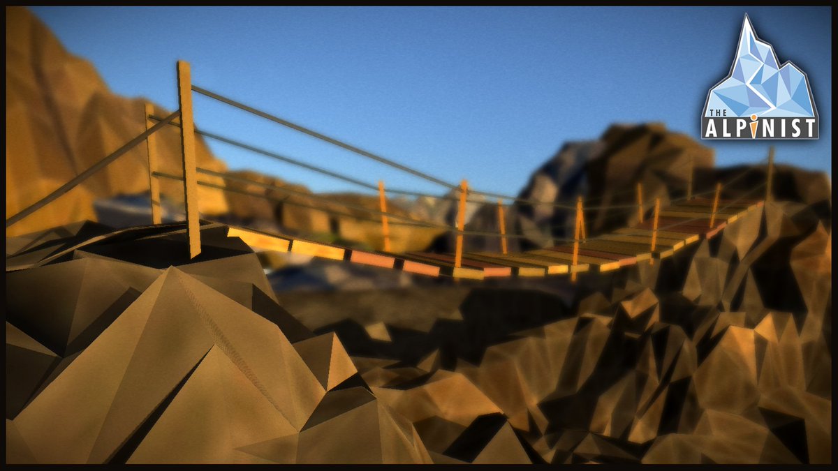 TheAlpinist's tweet photo. Bridge's progress ! @thealpinist #indiedev #gamedev #screenshotsaturday #climbing #alpinist #apinism https://t.co/eBczKhcZzo