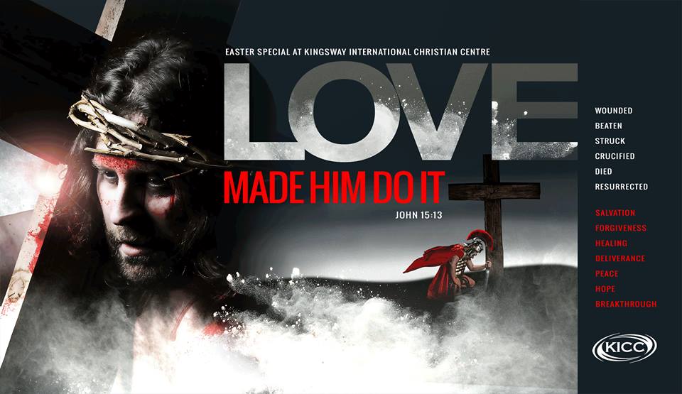 kicclive's tweet image. Come and experience the kind of #Love that heals and delivers, on Easter Sunday @ #PrayerCity. #LoveMadeHimDoIt.