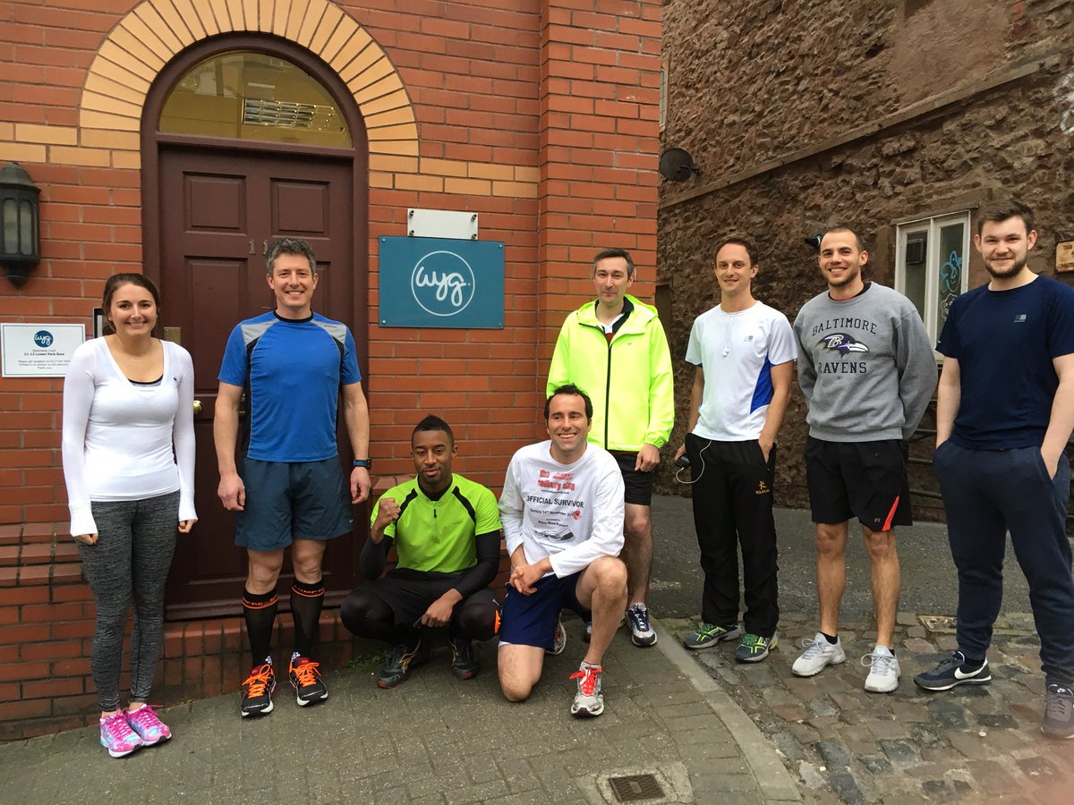 bea_scott1's tweet photo. @wyggroup Bristol office 5km@5pm before... #SportRelief #WYGtribe https://t.co/x7HHDXsR6a