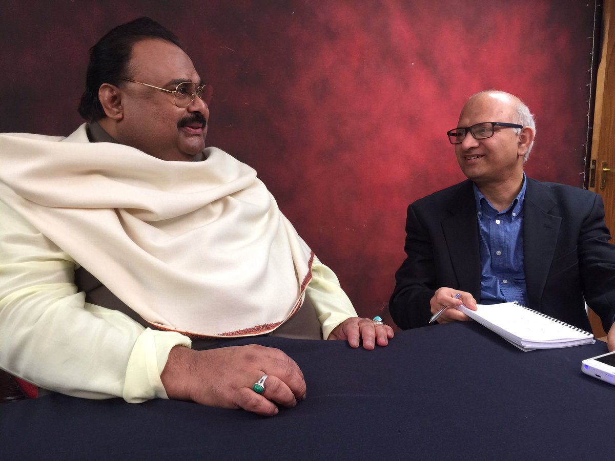 imbimallick's tweet photo. With BBC reporter Saqlain Imam 
#32FoundationDayMQM https://t.co/Uy5RCOj4Z5