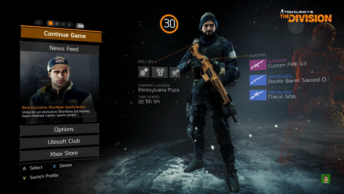 GAVSPANNA's tweet image. Still loving it! #levelcap #TheDivision