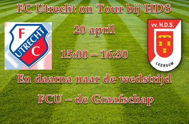 20 april <a href="/fcutrecht/">FC Utrecht</a> on Tour bij HDS voor clinic. 's Avonds met z'n allen naar de wedstrijd FCU - de Graafschap!
