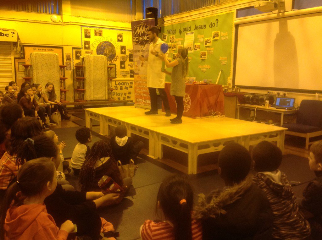 anne_y6's tweet photo. What a fantastic science week we've had at St. Anne's - ending with our showcase this evening. https://t.co/iffbhf9bSq