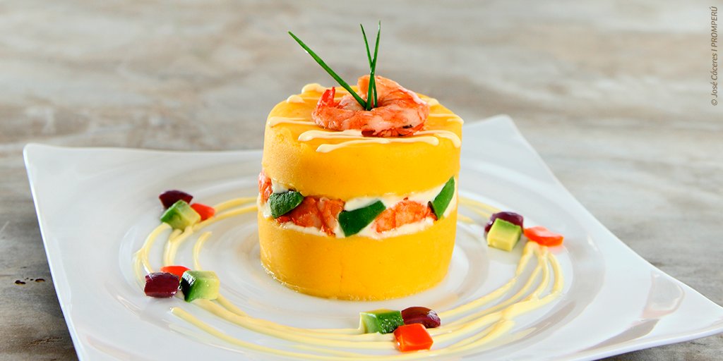 peru's tweet photo. The chili is the soul of #Peruvian #cuisine and basic ingredient for  #exquisite dishes like our "Causa Rellena". https://t.co/XIpJZ9CiJV