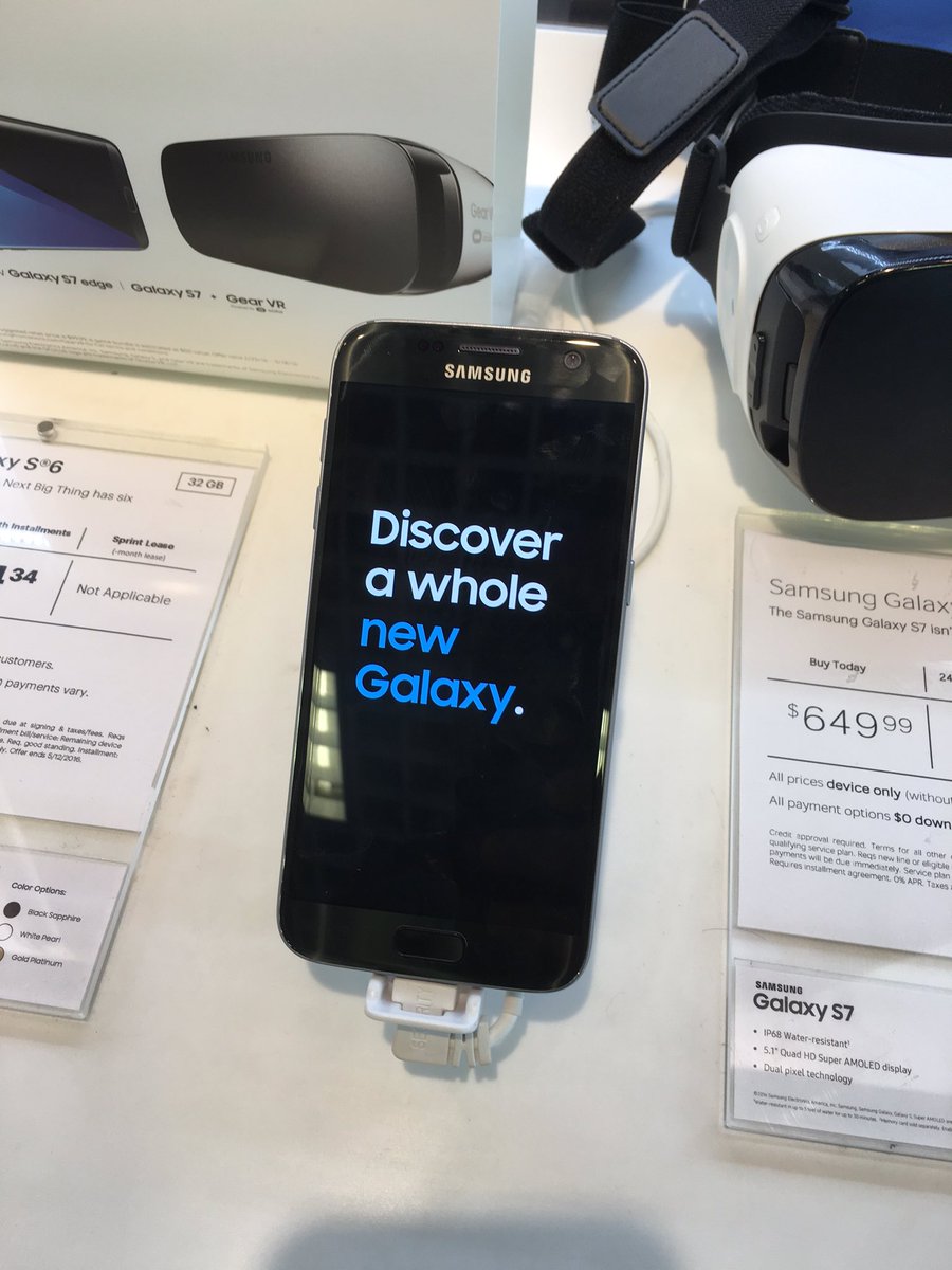 edse4786's tweet photo. Samsung pay gives you $30.00 to purchase something for your new device !#sprintwestgs7 #galaxys7 https://t.co/puKXHBIjPz