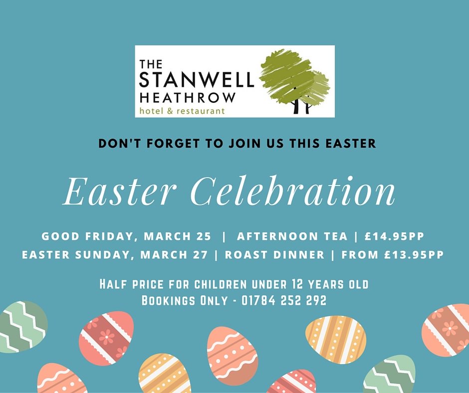 Join us this Easter #Easter2016 #GoodFriday #afternoontea #eastersunday <a href="/HUBStaines/">Hub Staines</a> <a href="/StMaryStanwell/">St Mary Stanwell</a>