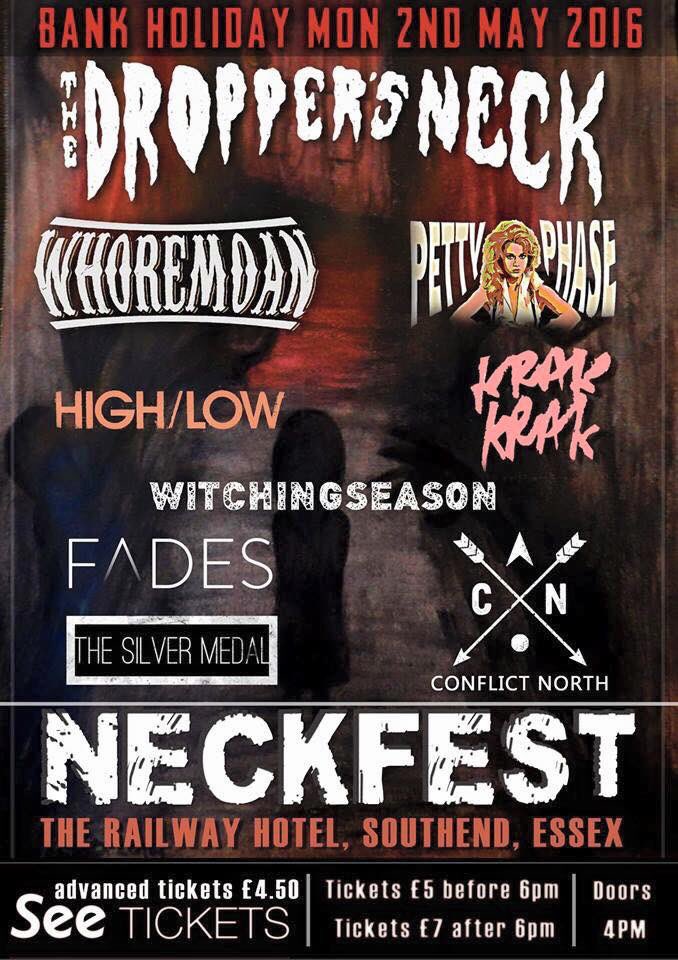 TheDroppersNeck's tweet photo. #NeckFest ticket is only ยฃ3.50! 9 bands, 7 hours live music! Tag who you're excited for! ๐ : https://t.co/ACoDPko2nW https://t.co/T5lCKuL08x