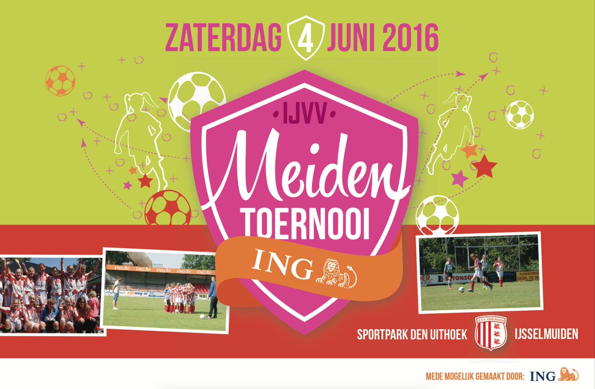 47e deelnemer ING Meidentoernooi bij IJVV is: Valleivogels MA1 <a href="/Valleivogels/">SV de Valleivogels</a> facebook.com/events/1018477…