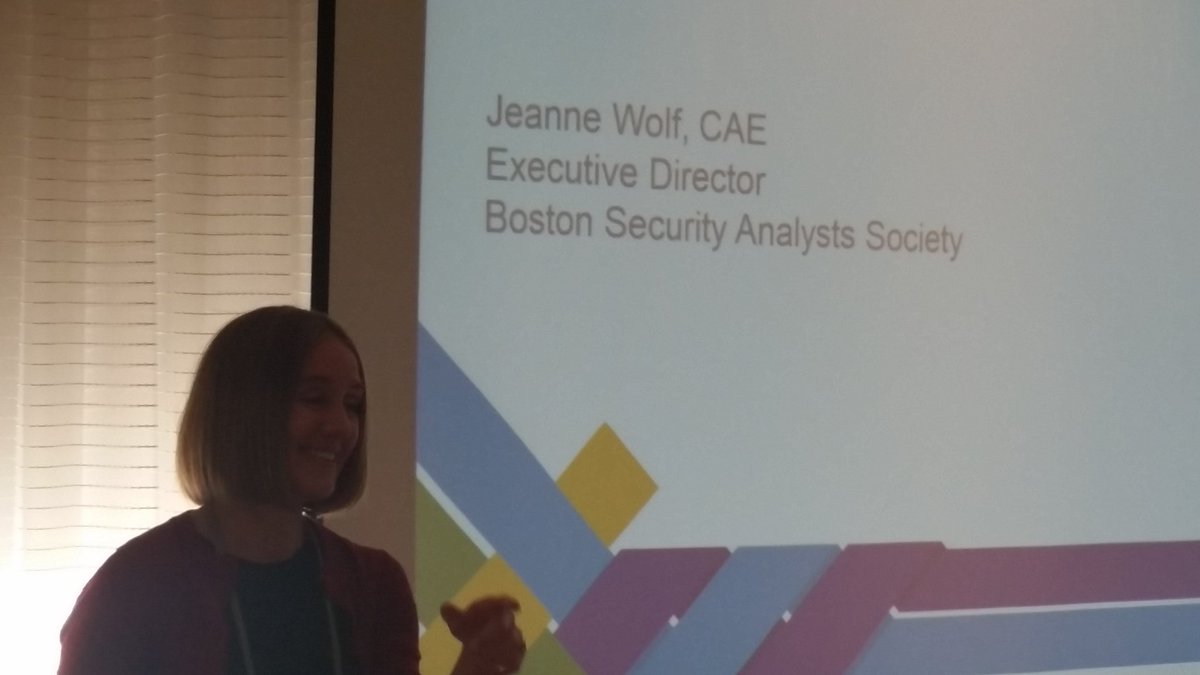 CFABoston's tweet photo. BSAS Executive Director, Jeanne Wolf, shares our Employer Engagement expertise. We're listening to needs. #CFADay2 https://t.co/aY5YwVCdBS