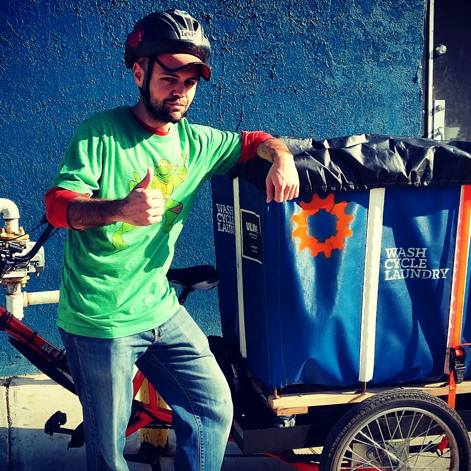 TheWashCyclist's tweet photo. We hope you had a safe &amp; happy #stpatricksday. Go GREEN everyday! #laundryonbikes #gearedforclean #sustainability https://t.co/tcWc1CRgKQ
