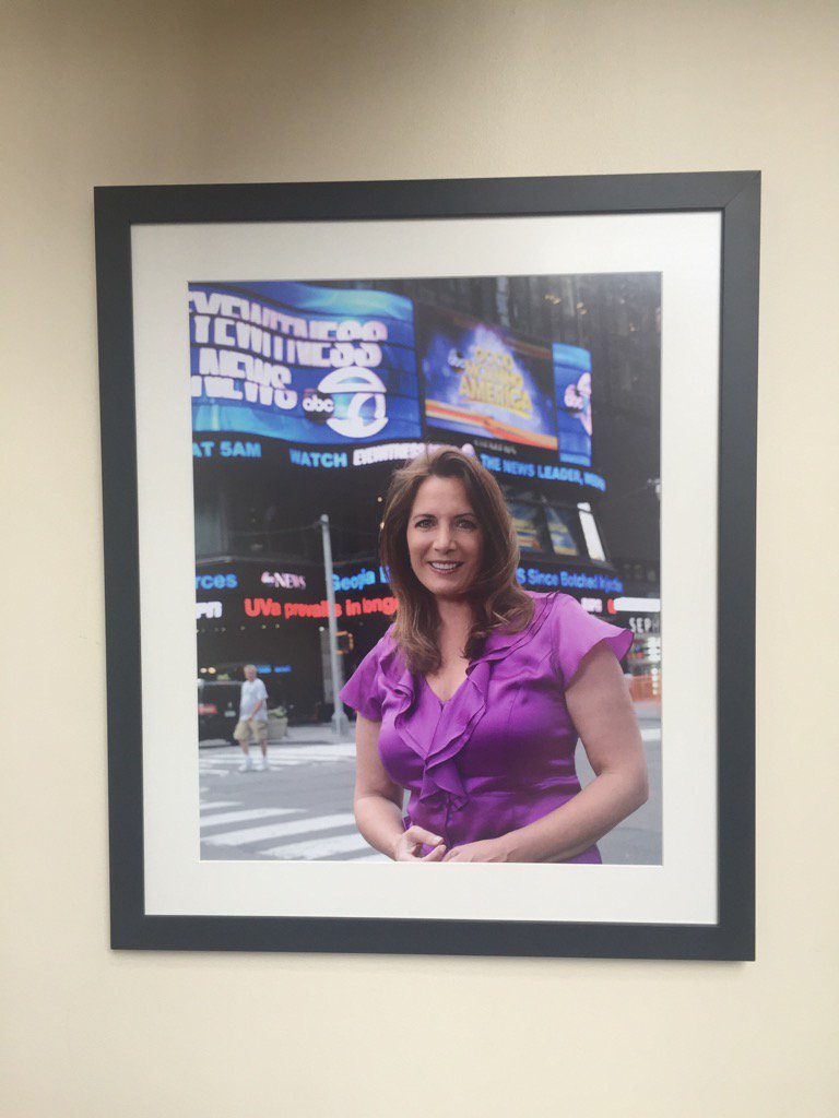 LizCho7's tweet photo. It's been a year since Lisa Colagrossi died. Today her photo was unveiled in our newsroom. She is missed everyday. https://t.co/9N1WXIHlL3