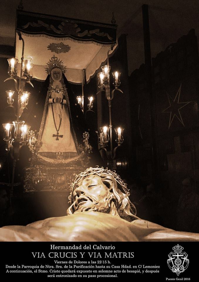 iCofradePGenil's tweet photo. Primera cita de #Smananta16, Vía Crucis-Via Matris de la Cofradía del @Calvario_PG, a las 22:15h en Purificación https://t.co/VHZN0sAo28