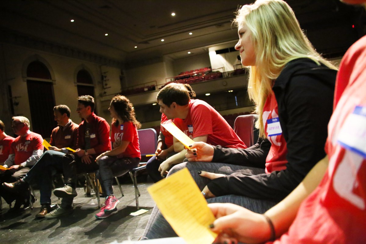 CSM_Photo98's tweet photo. @HaddonfieldHS #TeamShakespeare @OmbelicoMask at work on #WorldCommediaDay https://t.co/9aqxYr2E5u
