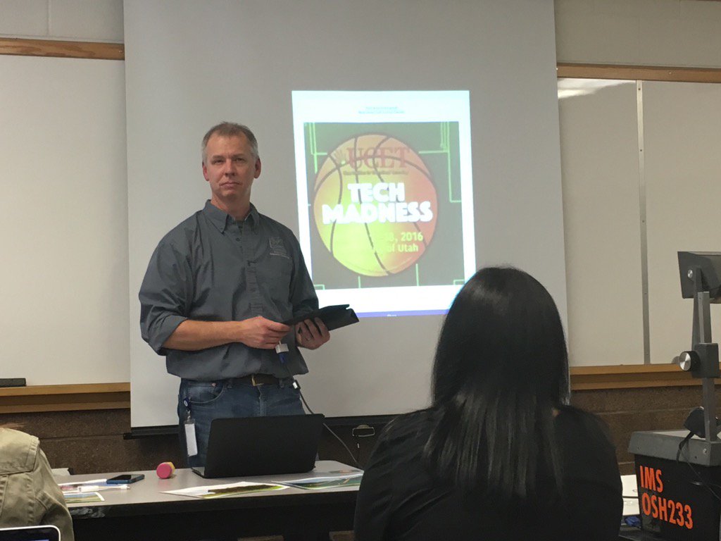 RachelAnnEdtech's tweet photo. Finally made it to a #csdedtech presentation at #ucet16. We need more augmented reality in schools! @dprolley https://t.co/uz0WAVasFe