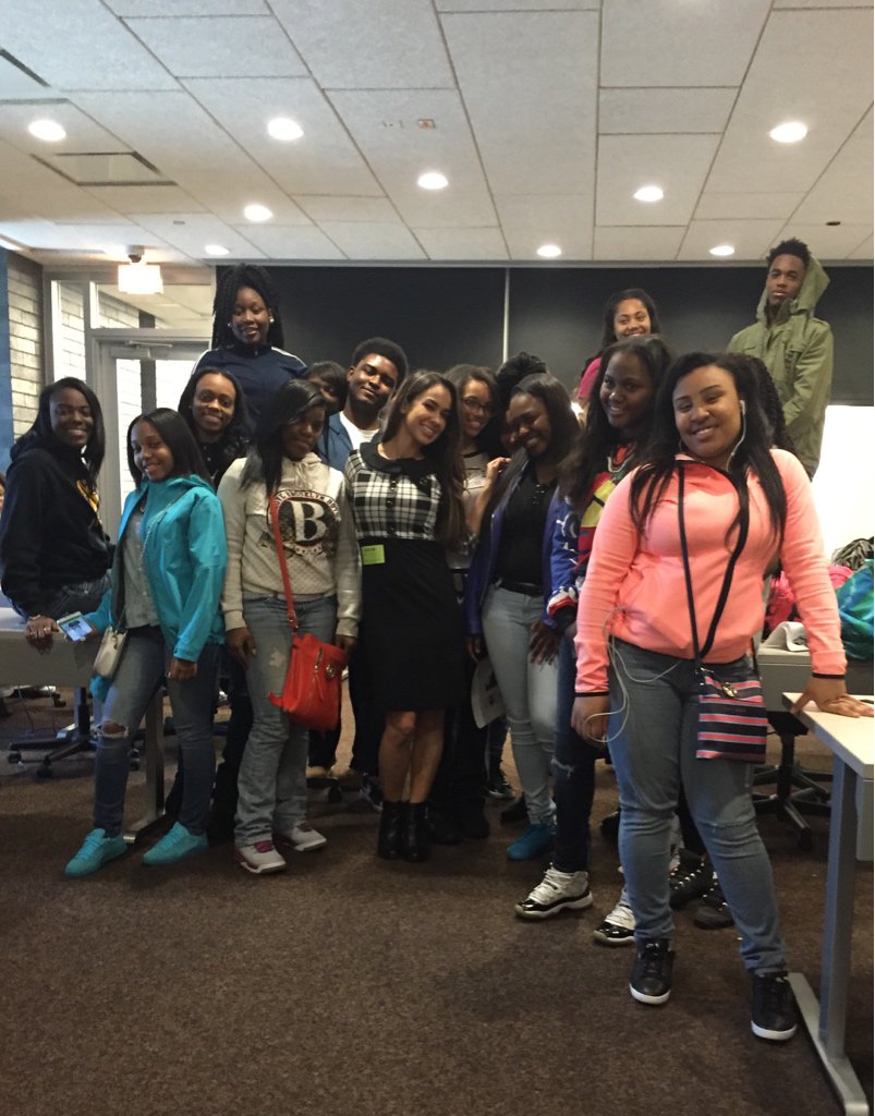 Got to talk with some awesome kids at South Shore International high school today. So proud I only cursed once.