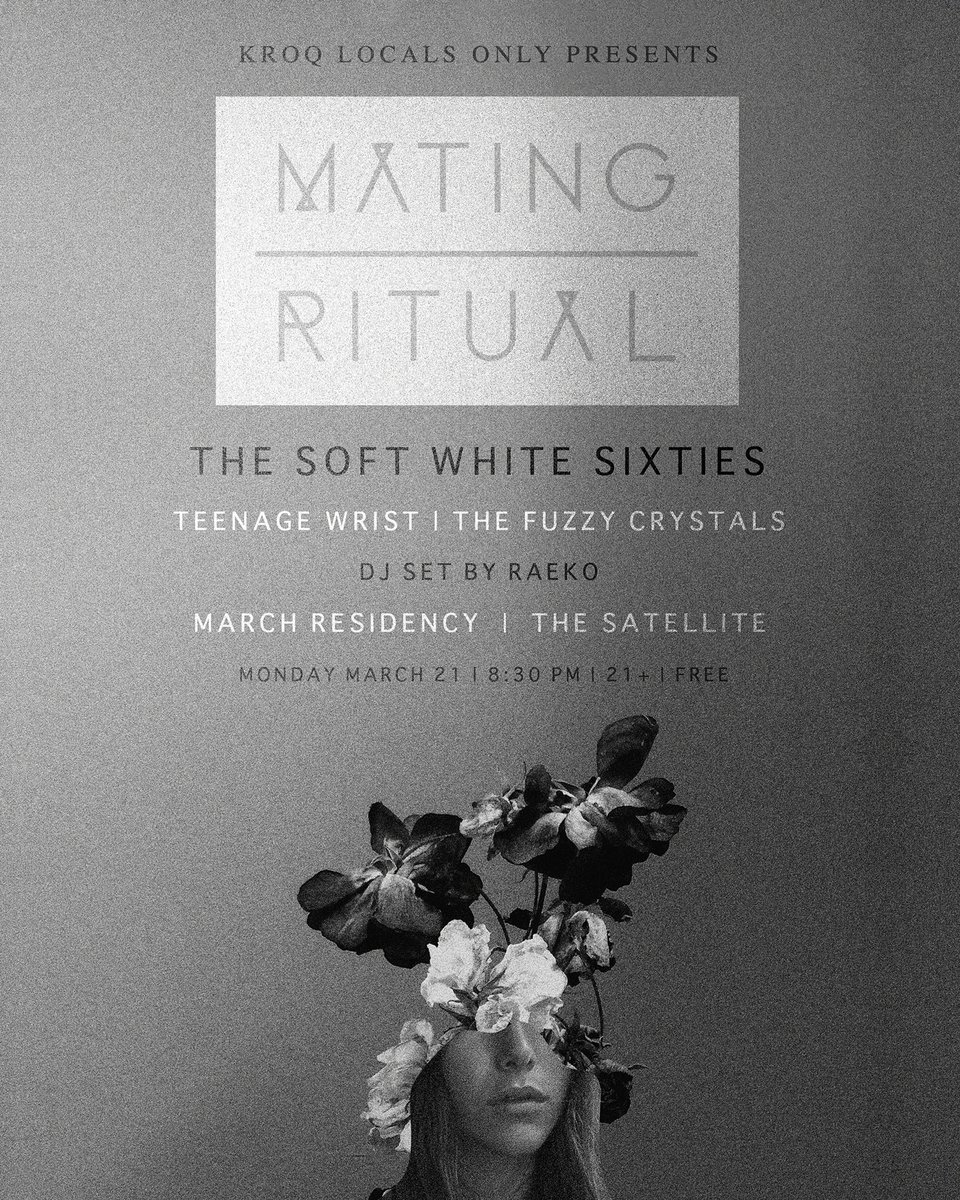 Spinning some tunes at <a href="/TheSatelliteLA/">The Satellite</a> this coming Monday for <a href="/ritualmating/">ritualmating</a> residency. Come through fam.