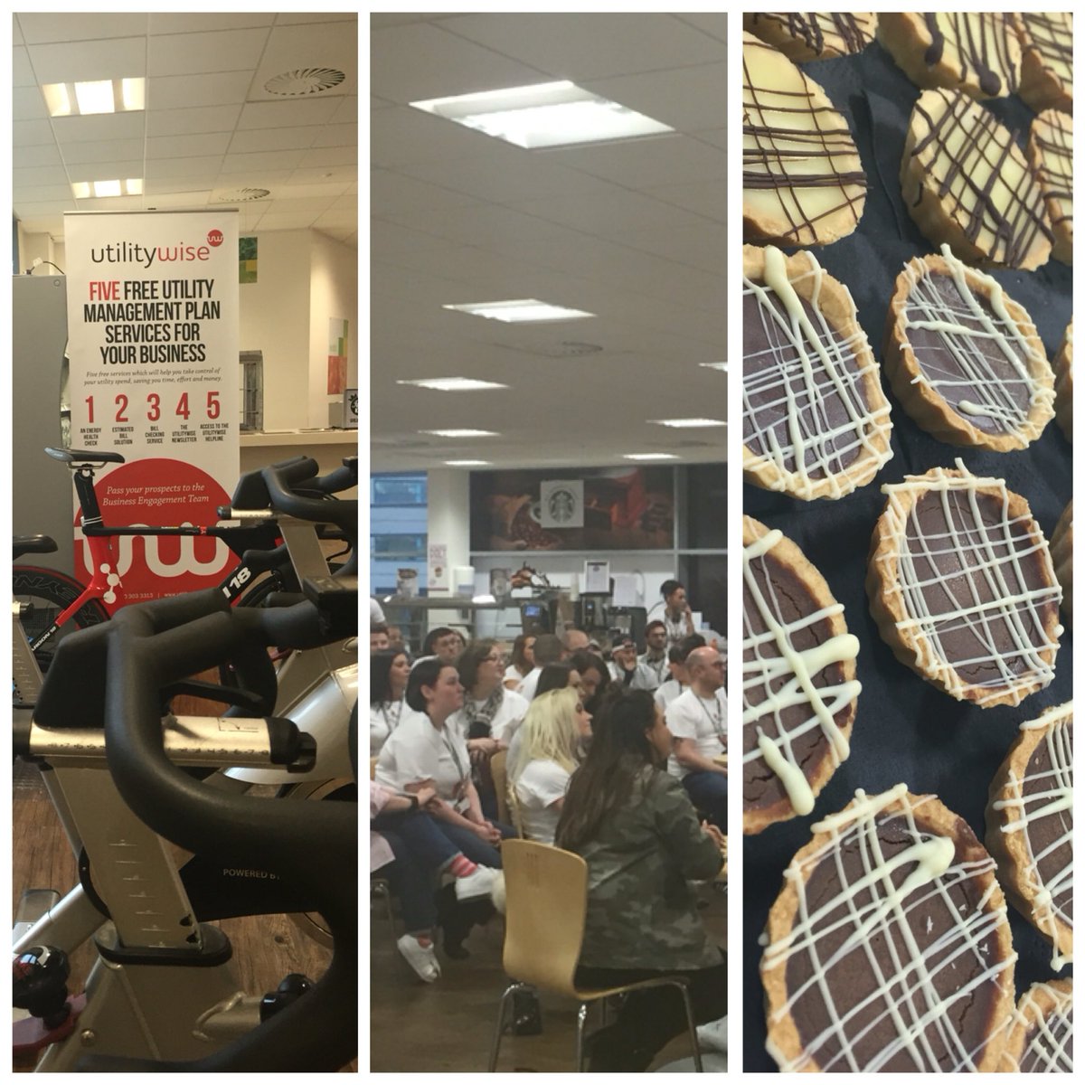 JessHewison's tweet photo. Great pop up at @utilitywiseplc in aid of #sportsrelief2016 #gusto #newcastle #utilitywise #chairty https://t.co/0KMkgE1p8O