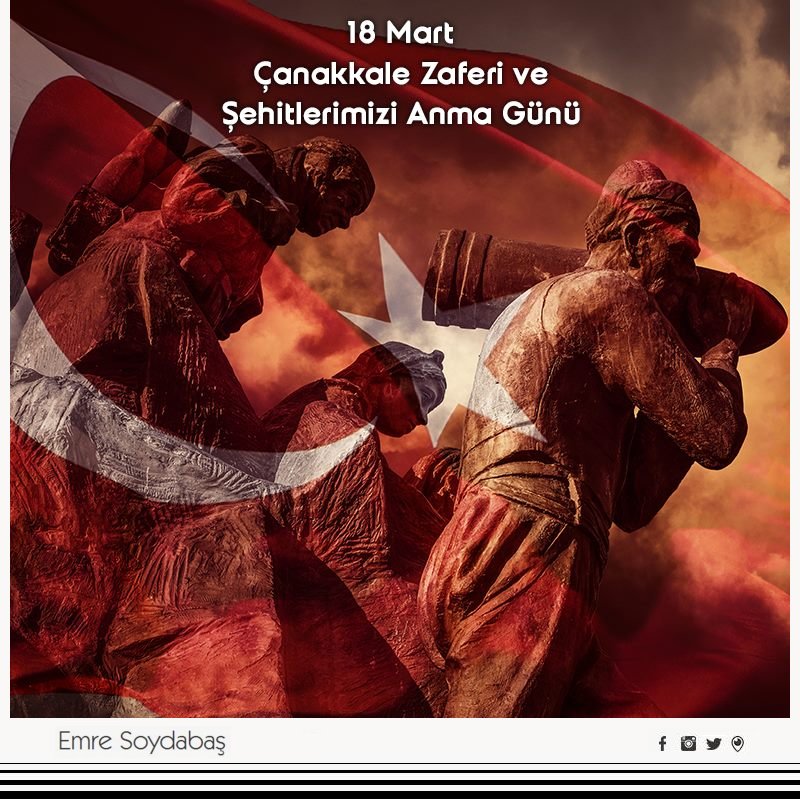 101'inci 18 Mart Çanakkale zaferi ve Şehitlerimizi anma günümüz kutlu olsun.
