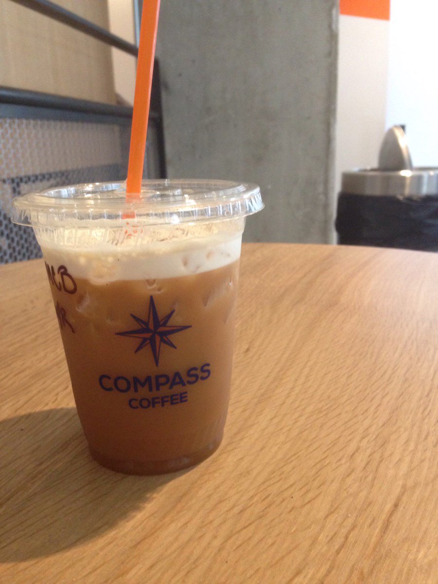 MeghanLHatcher's tweet photo. No surprise, DC also has delicious coffee. Mark that off the must-have list. Thanks @CompassCoffeeDC! https://t.co/lUtNkCB4Y5