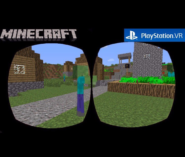 Beervsgamer on Twitter: "World exclusive craft on ps vr. #minecraft #playstation #ps4 #creeper #steve #notch https://t.co/j4120x1x9q" / Twitter