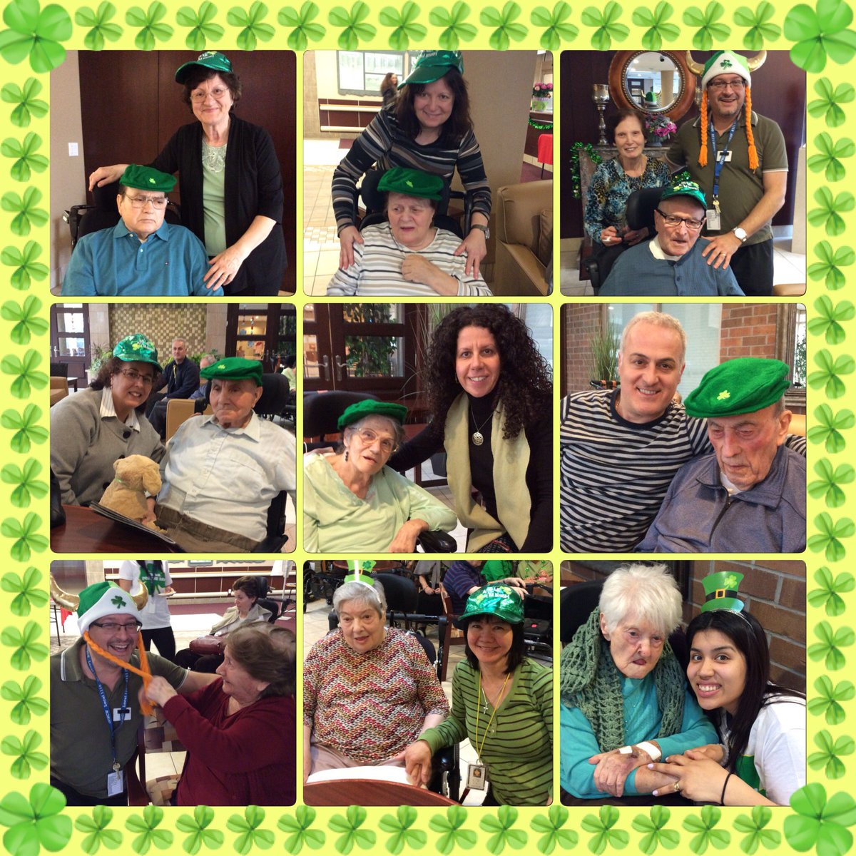 Happy St. Patrick's Day from Residents, staff, family, and friends of Villa Gambin!!! 🍀🍀🍀 #vlgrec #irishpubnight