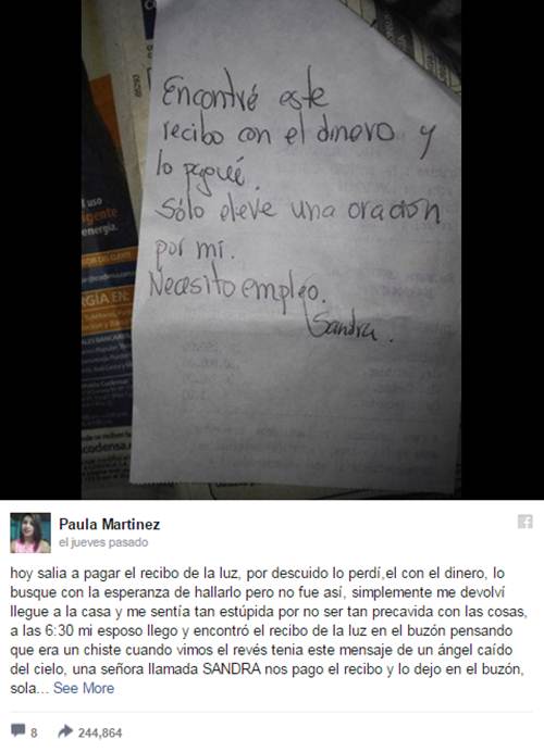 lasillarota's tweet photo. Le pagan la luz y halla mensaje que se vuelve viral. El mundo necesita más personas así https://t.co/2RqXpPuO8B https://t.co/vcKCmvM5uq