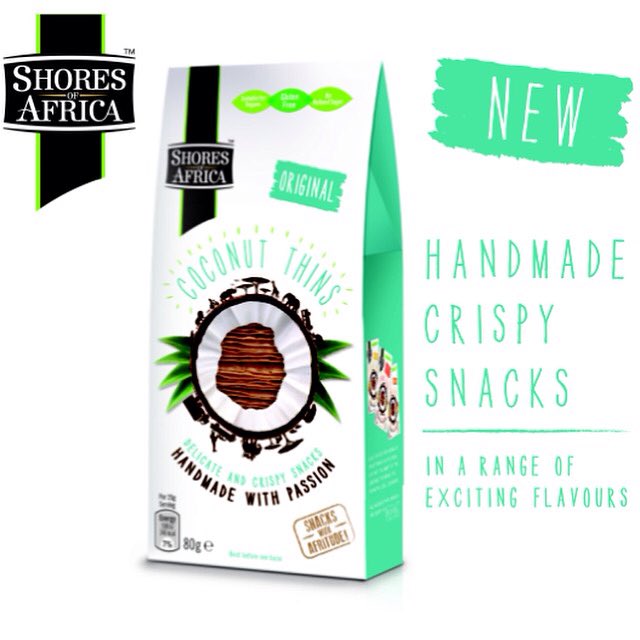 Must try <a href="/shoresofafrica1/">Shores of Africa</a> yum crispy GF,DF coconut thins at #FreeFromFestival🎉will it be mango,banana or pineapple?😍