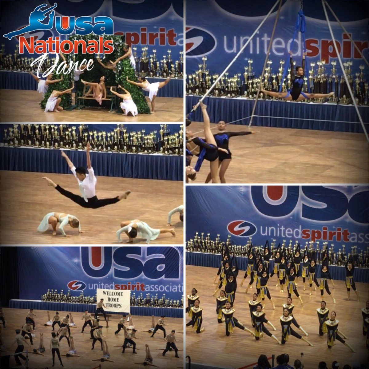 If you are not here, or streaming it LIVE, you are wasting your Friday! varsity.tv #USAnationals