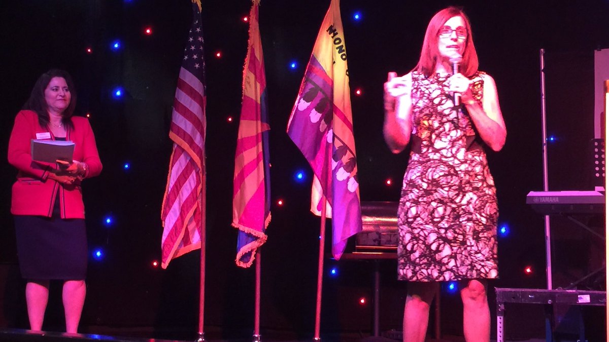 LauraCiscomani1's tweet photo. "I encourage you to do things afraid, lean into your anxiety." @RepMcSally @THispanicChmbr #HeadOverHeels https://t.co/6rRZ14Vag5