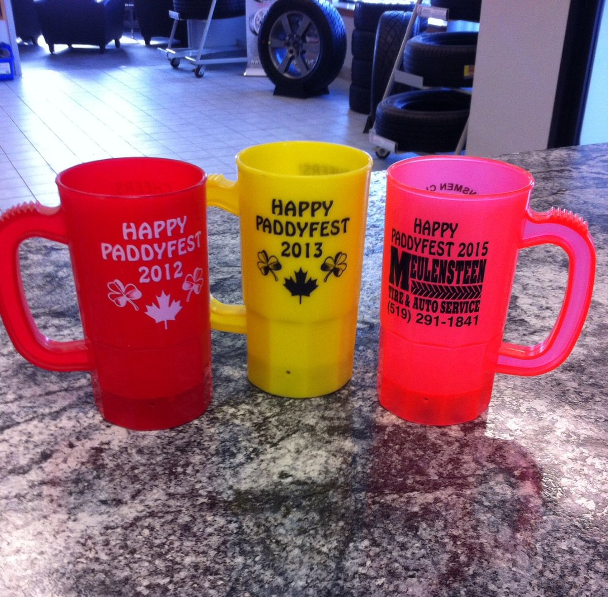 MeulensteenTire's tweet image. Cheers enjoy Paddyfest weekend everyone #MTireParty