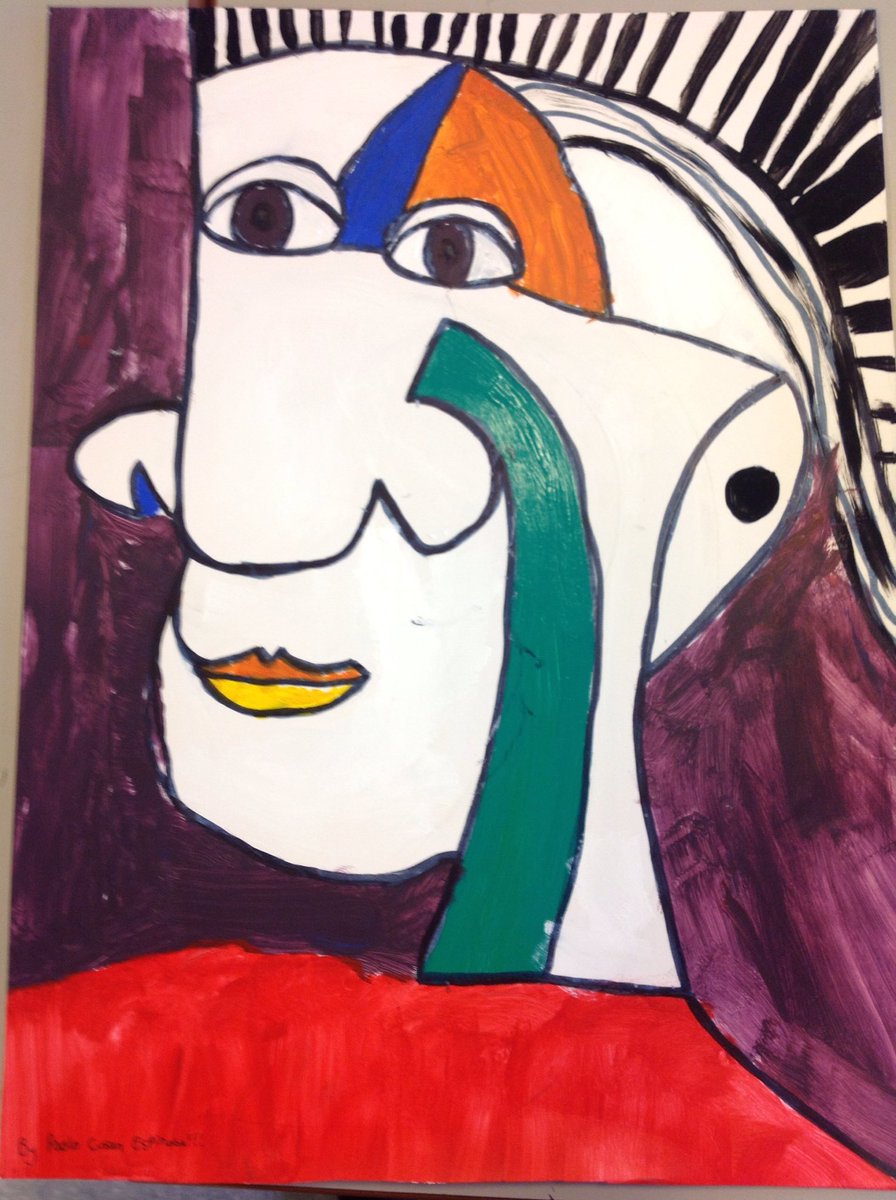 thomkatl's tweet photo. Roundhay Art @RSch_Art  @RoundhaySchool #Picasso #FabArtsFri #thomkatsays COOL!  https://t.co/m8T6ivFGqA