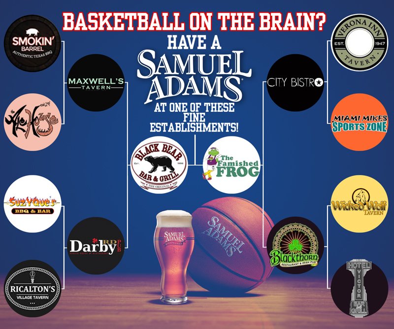 PeerlessBev's tweet photo. Basketball on the brain? @SamuelAdamsBeer has you covered. Visit one or ALL of these bars! #samdunk #cheersnj https://t.co/nE1FOpMnTB