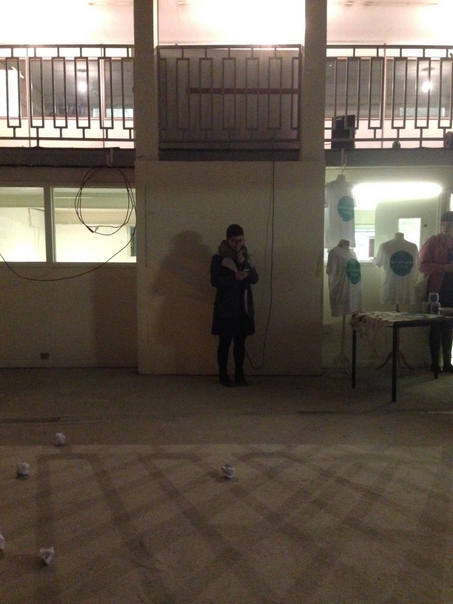 MakeBaltic's tweet photo. .@Devon_Forrester 'Mono Log' performance piece tonight at #TryEvenHarder #exhibition https://t.co/6bV98mv9Ui