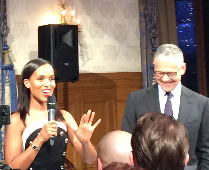 MGS__PR's tweet photo. Fantastic to see @kerrywashington celebrate 10th Anniversary with @Movado at this years #Baselworld2016 https://t.co/aDA7EURP1P