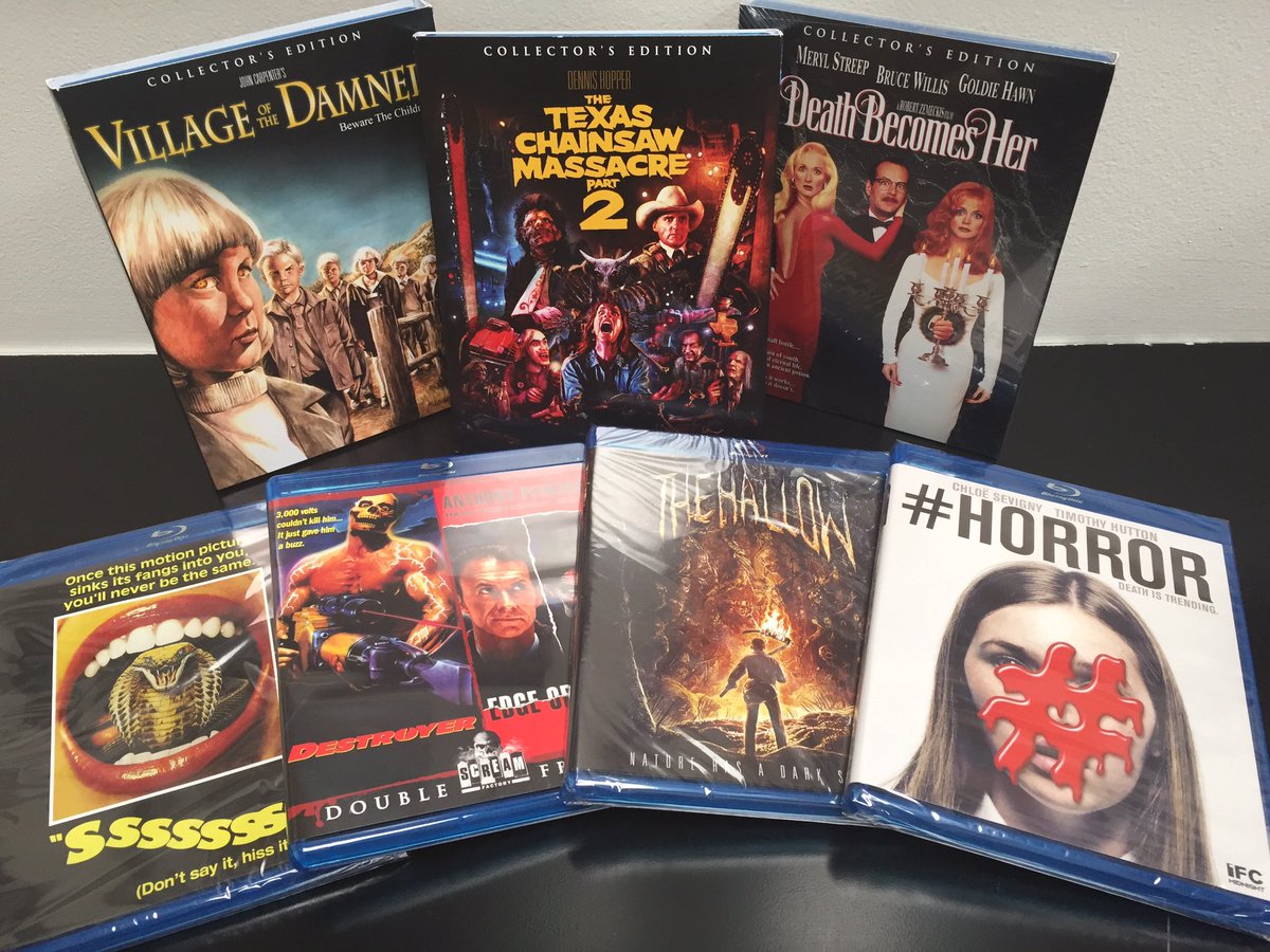 Scream_Factory's tweet photo. Who's ready for our jam-packed April line-up?! https://t.co/rQEegq8AzZ