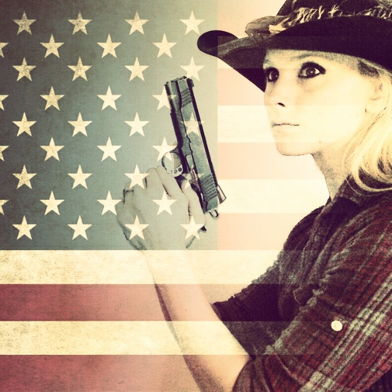 HuntFiber's tweet photo. #flaunttheflagfridays Headed into a sketchy neighborhood. Thankful for my freedom to not be intimidated. https://t.co/oZ4Vy0Uavj