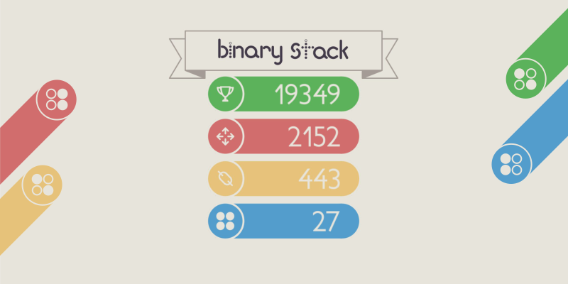 Geckonization's tweet photo. #BinaryStack - play the game and share your score https://t.co/X8trQPikZ9 #indiedev #gamedev #madewithunity https://t.co/skfTmKhsIJ