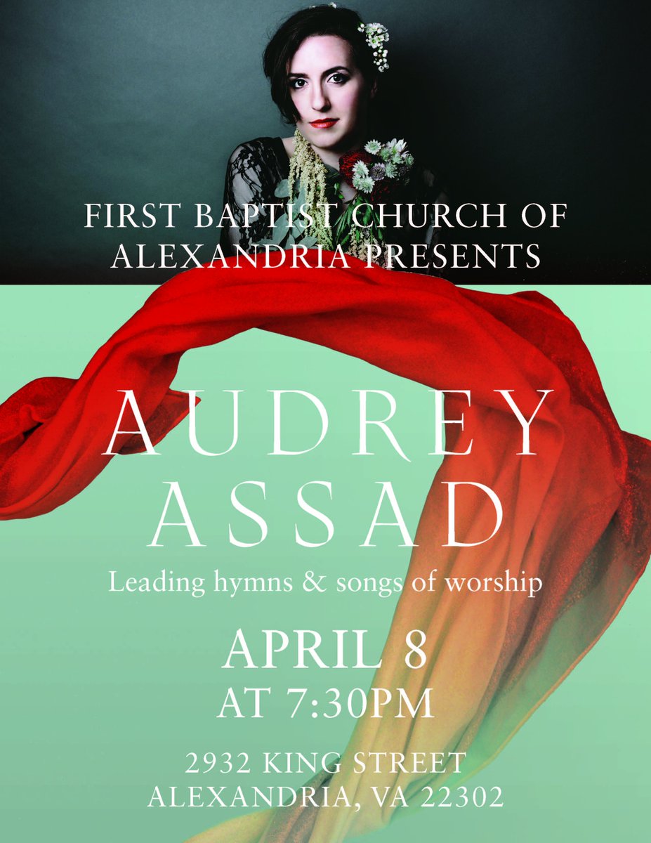 FExpressionsNA's tweet photo. .@audreyassad tix available 4/8 Alexandria VA at #fxng2016 limited # thanks to #FBCA! https://t.co/ZYGcwOjMm1 https://t.co/cRU3f0cTXZ