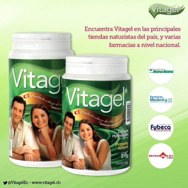 VitagelEC's tweet photo. Si deseas Vitagel 100% natural, encuéntranos en todas las tiendas naturistas y principales farmacias de todo el país https://t.co/LzsVKNiJfy