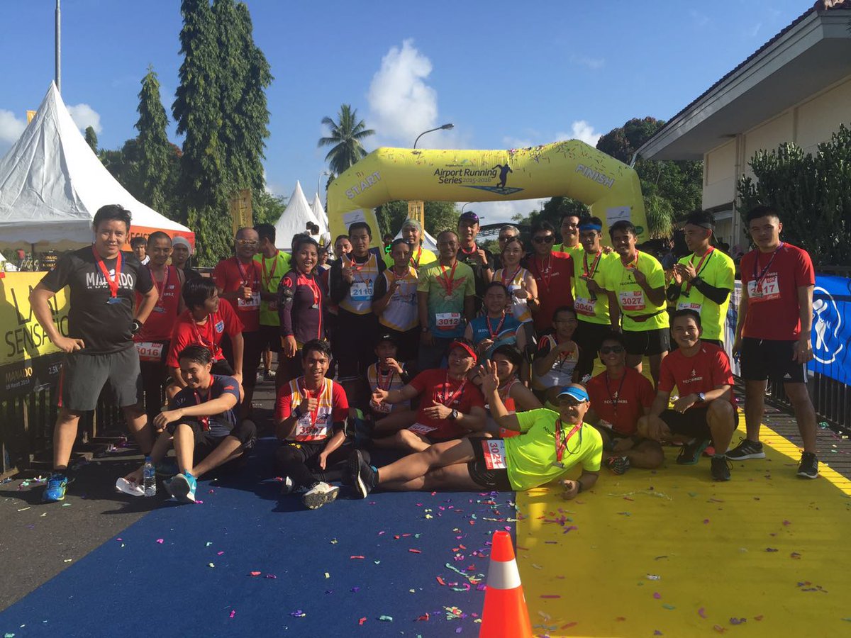 #SMR <a href="/IndoRunnersMDC/">IndoRunners MANADO</a> pagi ini di <a href="/AirportsRun/">AirportRunningSeries</a> . event lari terkeren yg pernah diadakan di manado. thanks for panitia