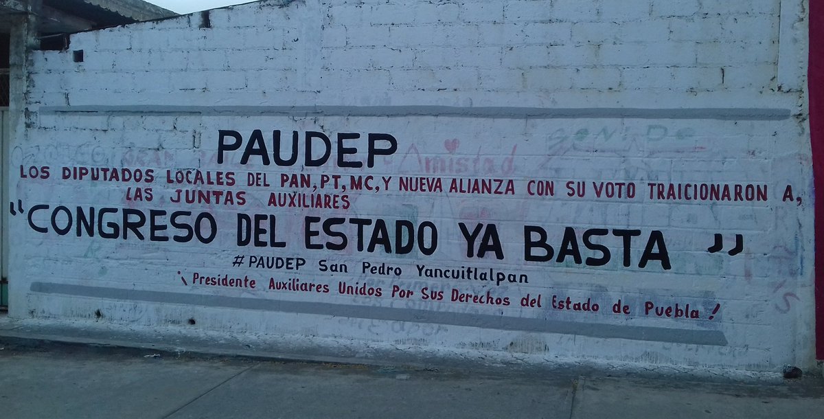 PAUDEP_PUEBLA's tweet photo. # LAS JUNTAS AUXILIARES YA ABRIMOS LOS OJOS.
# NO A LA ALIANZA PERVERSA.
# PAUDEP https://t.co/5Lgvr6czQN