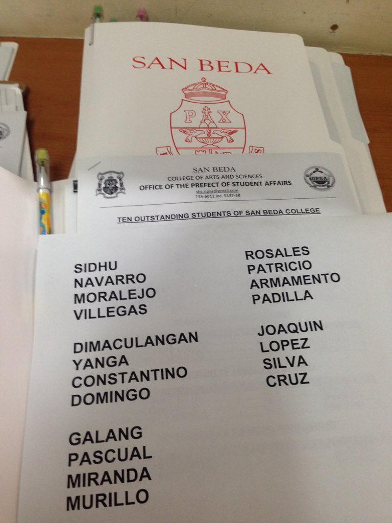 krahmnaisairba's tweet image. Ten Outstanding Students of San Beda College (TOS SBC)

Goodluck! 😄

#PanelInterview #TOSSBC2016