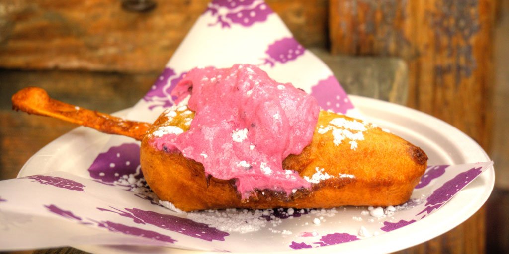 knotts's tweet image. Which will you pick? The #FunBun or the #FunStick? #BoysenberryFestival