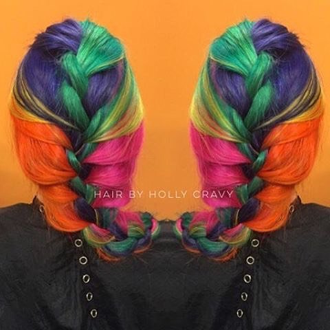 ShearCraft's tweet photo. Rainbow brite!!! By @hollycravy 💜💙💚 tag your photos with #ShearCraft to be featured!… https://t.co/O8hUe7FHIf https://t.co/5aj6itLMmG