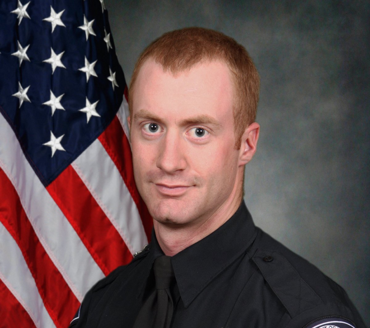 GreenvilleNews's tweet photo. Police officer identified from today’s shootings. Allen Lee Jacobs, 28, father of 2 with a daughter due in July https://t.co/aVgb3CRPm9
